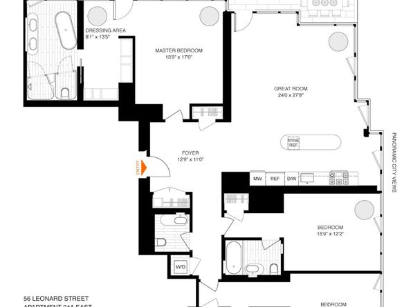 56 Leonard Street 24AE, New York NY 10013