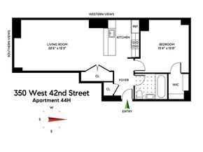 350 West 42nd Street 44H, New York NY 10036