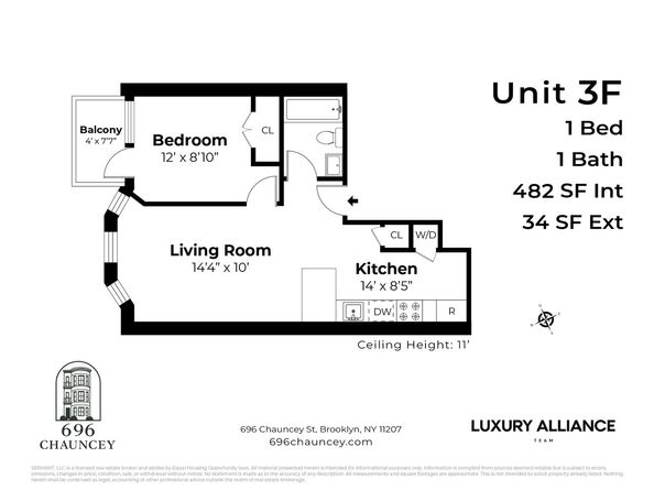 696 Chauncey Street 3F, Brooklyn NY 11207