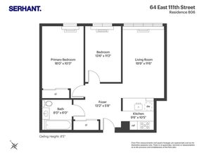 64 East 111th Street 806, New York NY 10029