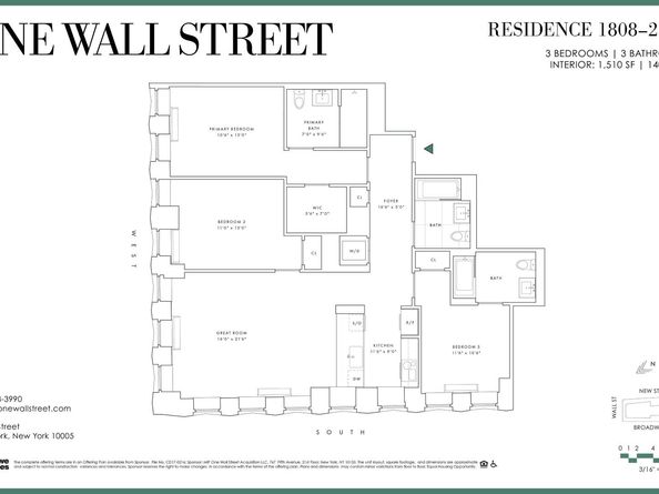 1 Wall Street 2308, New York NY 10005