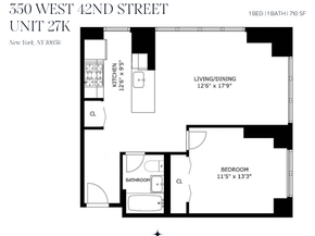 350 West 42nd Street 27K, New York NY 10036