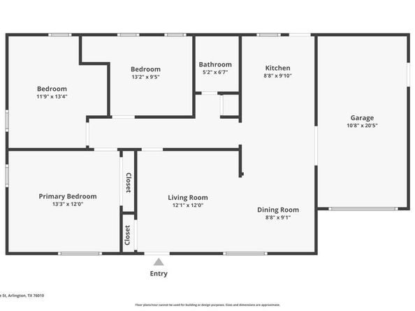 1704  Joyce Street , Arlington Texas 76010