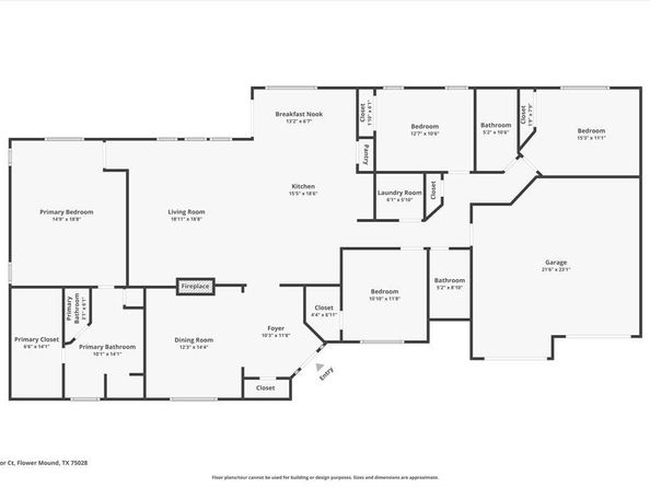 1904  Trevor Court , Flower Mound Texas 75028