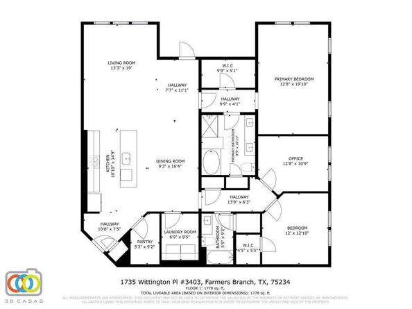 1735  Wittington Place  3403, Farmers Branch Texas 75234