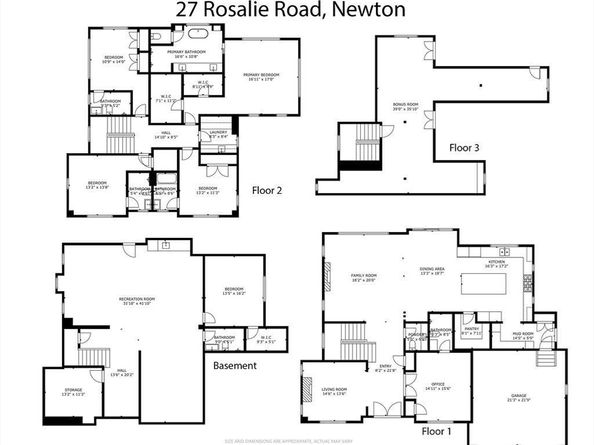 27 Rosalie Road, Newton MA 02459