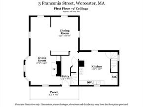3 Franconia St, Worcester MA 01602