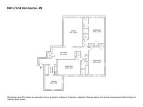 860 Grand Concourse 4N, Bronx NY 10451