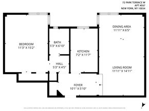 72 Park Terrace W E67, New York NY 10034