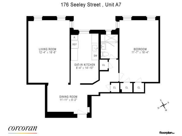 176 Seeley Street A7, Brooklyn NY 11218