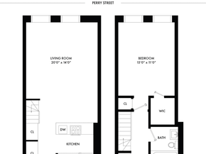 167 Perry Street 1/2D, New York NY 10014