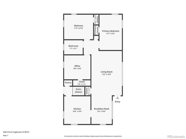 3645 S Fox Street, Englewood CO 80110
