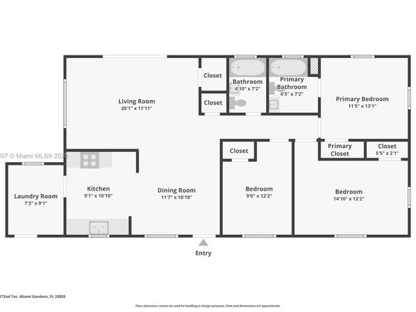 3851 NW 172nd Ter, Miami Gardens FL 33055