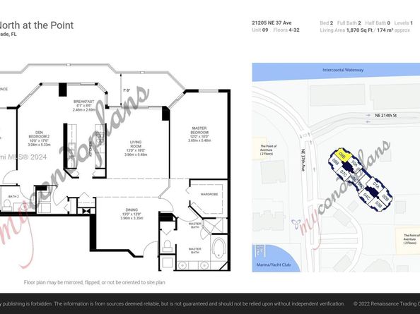 21205 Yacht Club Dr 3209, Aventura FL 33180