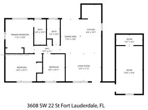 3608 SW 22nd St, Fort Lauderdale FL 33312