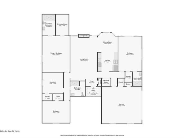 1033  Oak Ridge Drive , Azle Texas 76020
