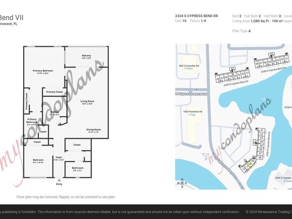 2334 S Cypress Bend Dr 810, Pompano Beach FL 33069