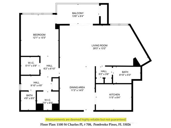 1100 Saint Charles Pl 708, Pembroke Pines FL 33026