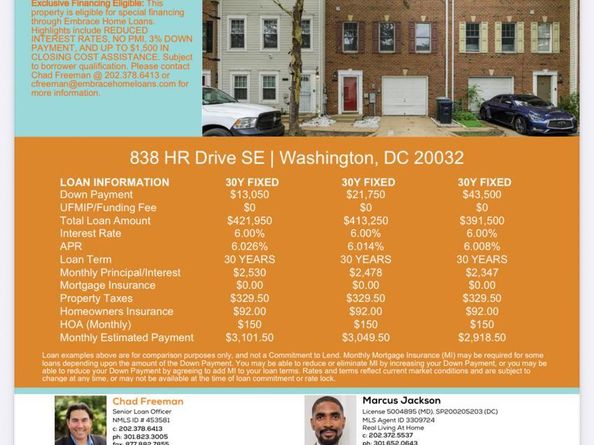 838 Hr Drive SE, Washington DC 20032