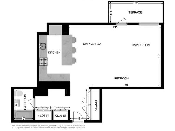 6040 Blvd East 3K, West New York NJ 07093