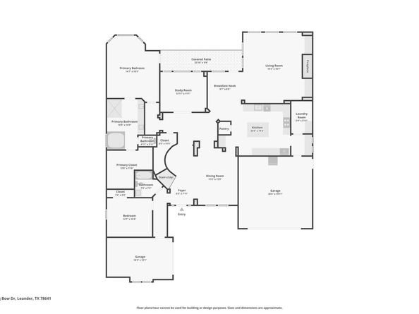 1928 Long Bow DR, Leander TX 78641