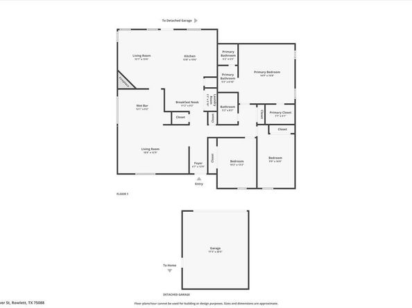 9101  Denver Street , Rowlett Texas 75088
