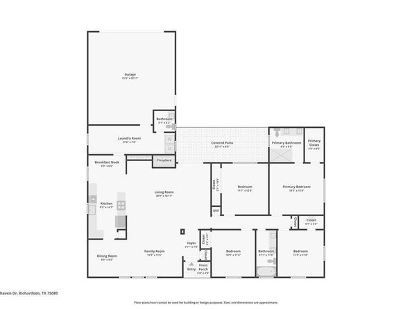 1122  PARKHAVEN Drive , Richardson Texas 75080