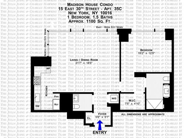 15 East 30th Street 35C, New York NY 10016