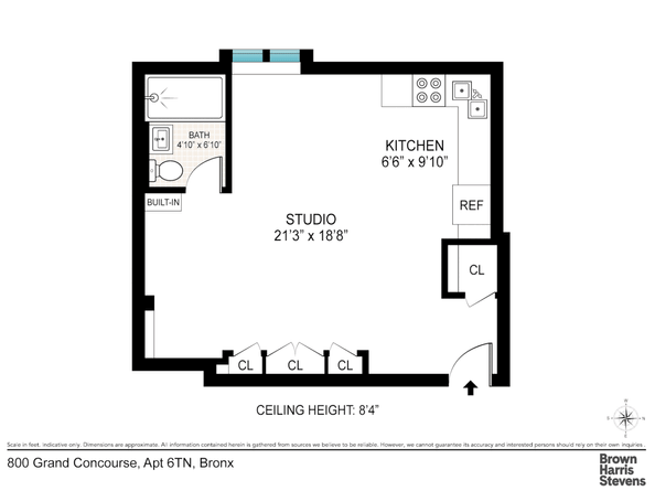 800 Grand Concourse 6TN, Bronx NY 10451