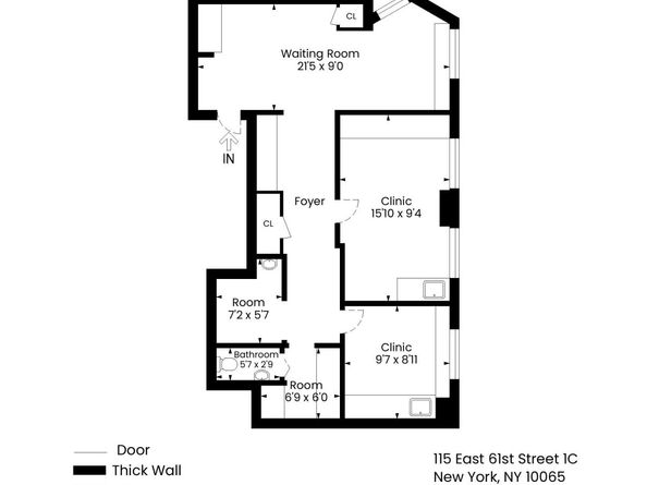 115 East 61st Street 1C, New York NY 10065