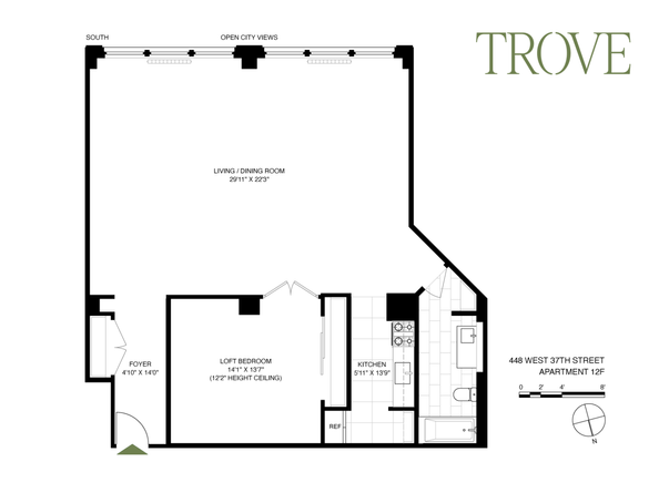 448 West 37th Street 12F, New York NY 10018