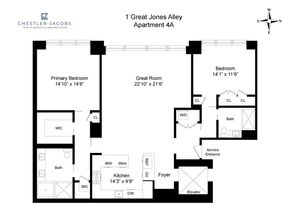 1 Great Jones Alley 4A, New York NY 10012