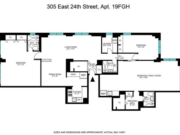 305 East 24th Street 19FGH, New York NY 10010