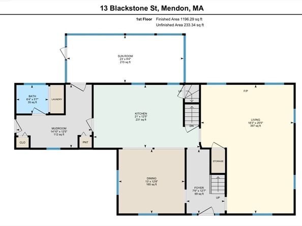 13 Blackstone St, Mendon MA 01756