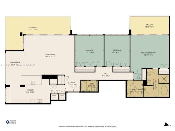 3 Grove Isle Dr C1802, Coconut Grove FL 33133