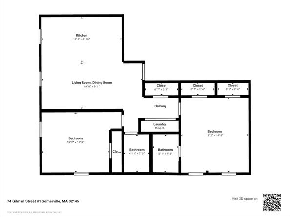 74 Gilman St 1, Somerville MA 02145