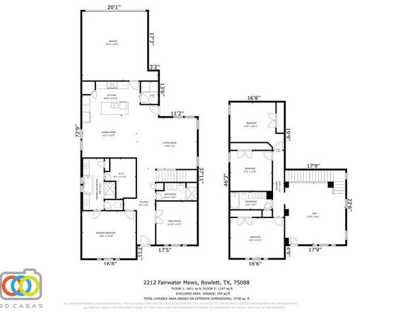 2212  Fairwater Mews , Rowlett Texas 75088