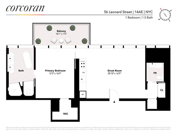 56 Leonard Street 14AE, New York NY 10013