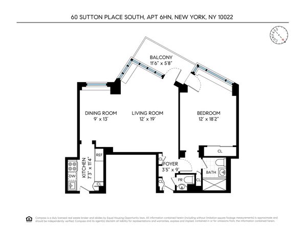 60 Sutton Place S 6HN, New York NY 10022