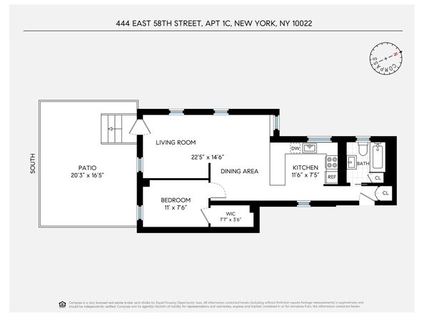 444 East 58th Street 1C, New York NY 10022