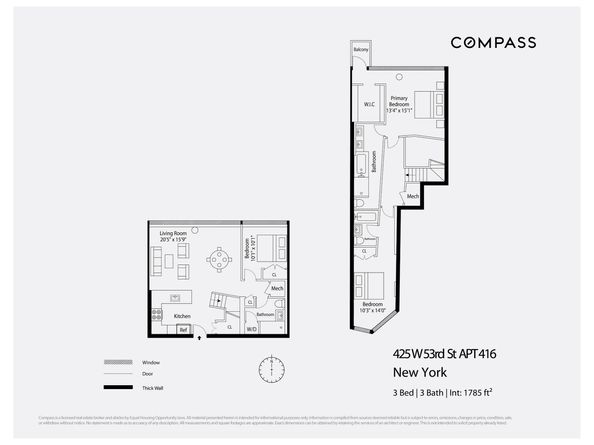 425 West 53rd Street 416, New York NY 10019
