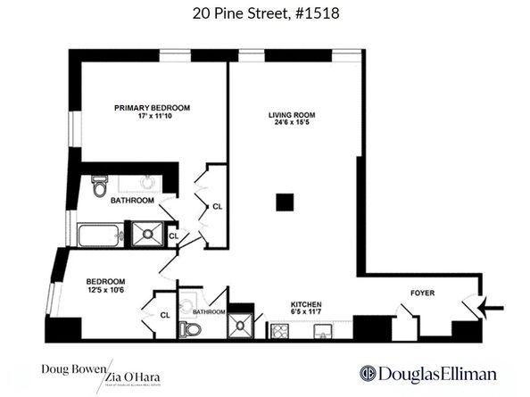 20 Pine Street 1518, New York NY 10005