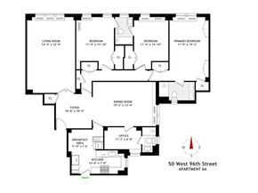 50 West 96th Street 6A, New York NY 10025