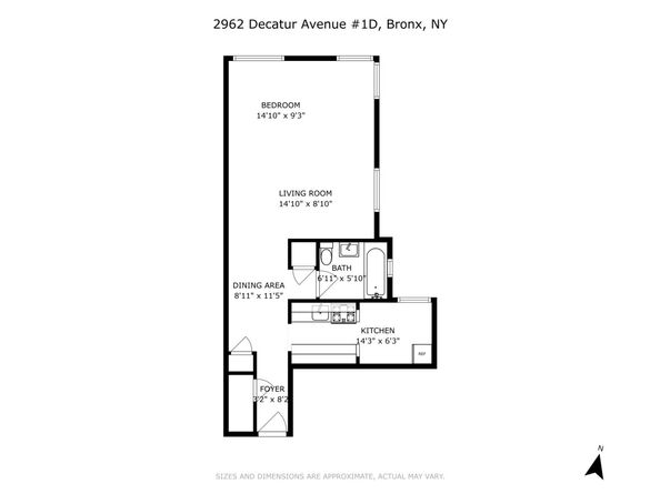 2962 Decatur Avenue 1D, Bronx NY 10458