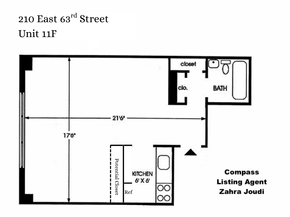 210 East 63rd Street 11F, New York NY 10065