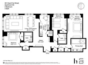 351 East 51st Street 9C, New York NY 10022