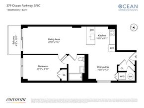 379 Ocean Parkway 5C, Brooklyn NY 11218
