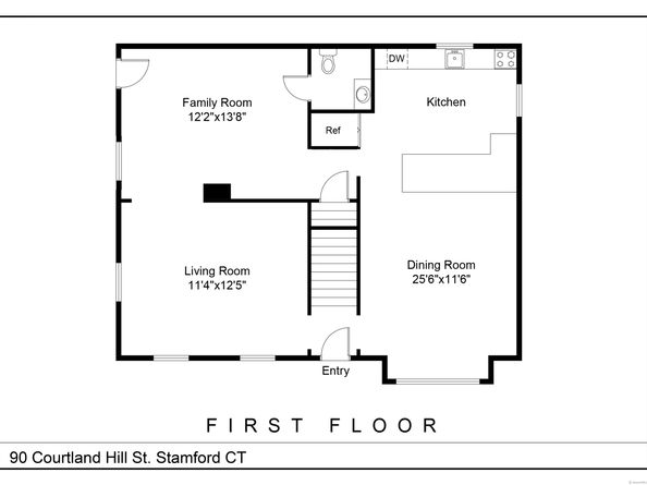 90 Courtland Hill Street, Stamford CT 06906