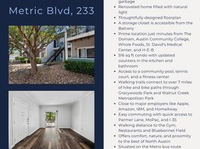 12166 Metric BLVD 233, Austin TX 78758