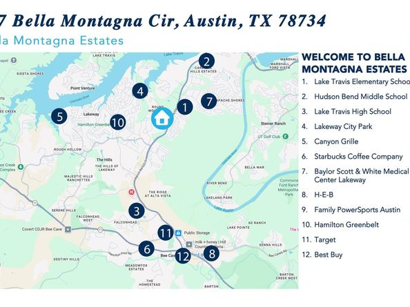 427 Bella Montagna CIR, Austin TX 78734